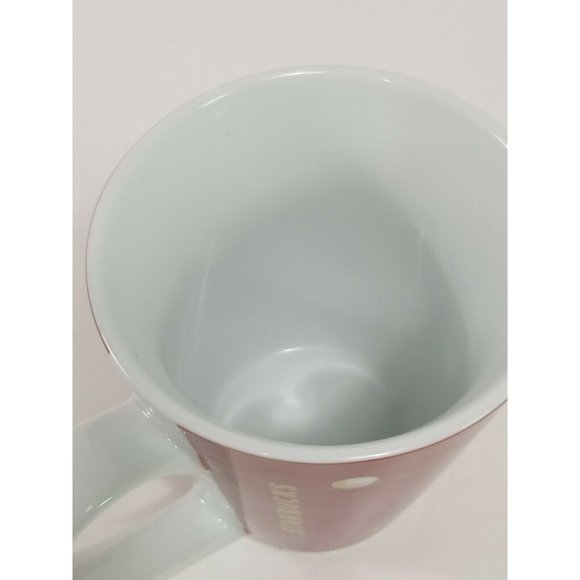 2012 Starbucks Christmas Coffee Mug artistic geometric singing snowman 14oz - Picture 6 of 7